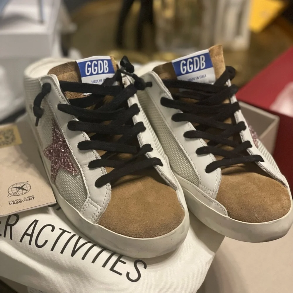 Golden goose super star sabot size 41 Tabacco/Pink - Picture 2 of 5